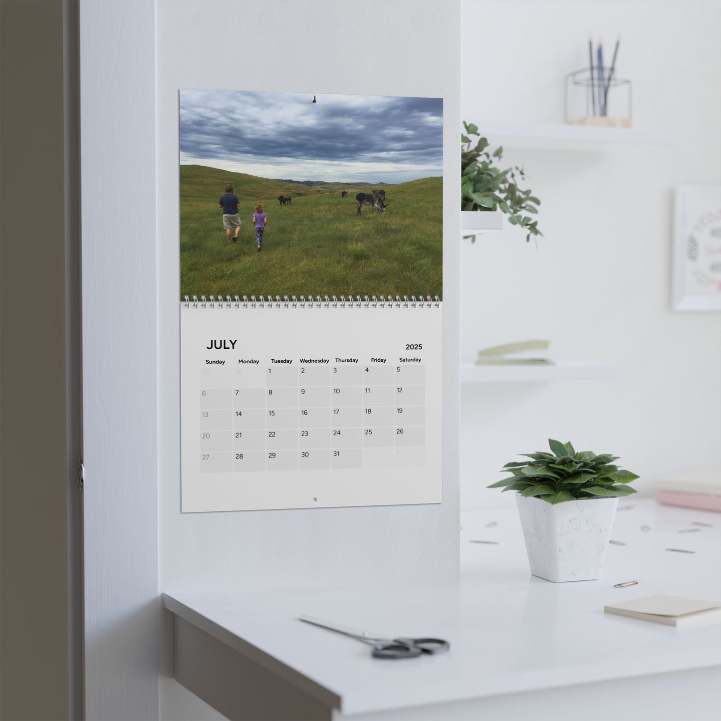 Calendar (2025) with Beautiful Original Photography by Adam Hart, Proceeds to Suicide Prevention