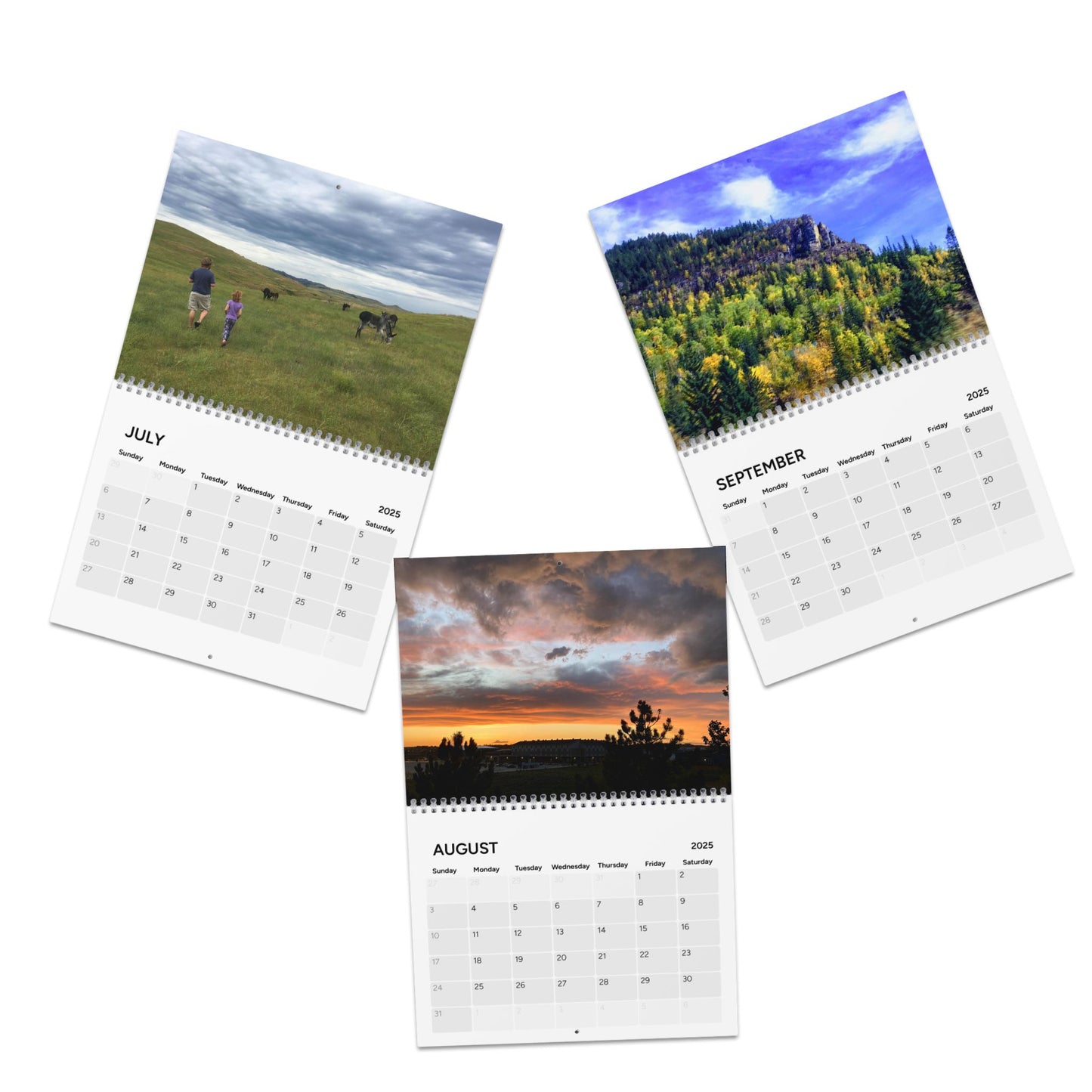 Calendar (2025) with Beautiful Original Photography by Adam Hart, Proceeds to Suicide Prevention