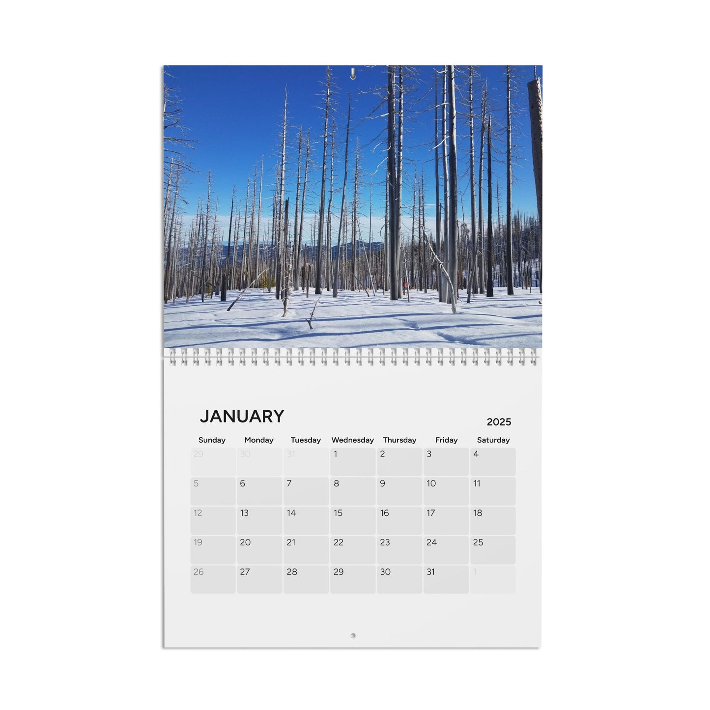 Calendar (2025) with Beautiful Original Photography by Adam Hart, Proceeds to Suicide Prevention