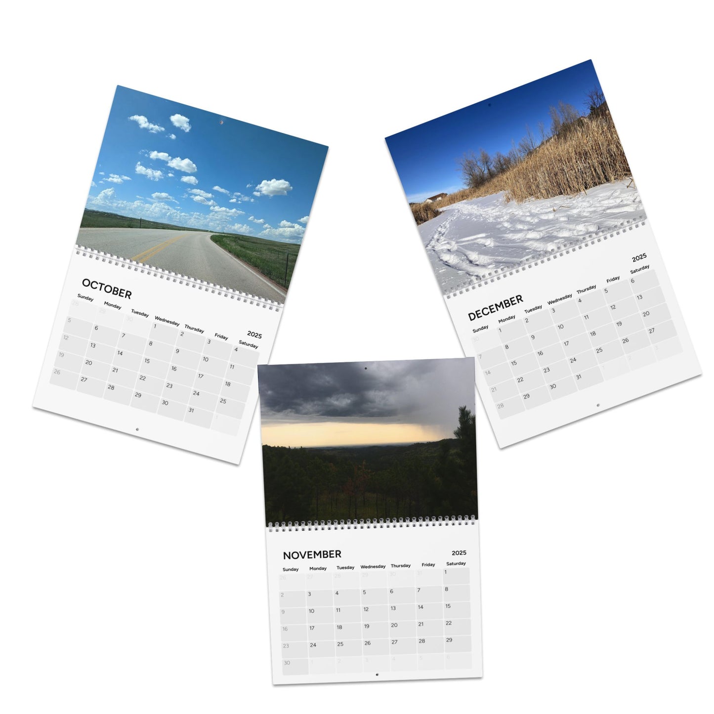 Calendar (2025) with Beautiful Original Photography by Adam Hart, Proceeds to Suicide Prevention